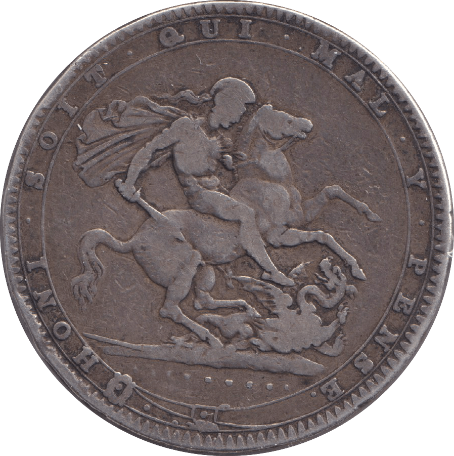 1820 CROWN ( FINE ) - CROWN - Cambridgeshire Coins