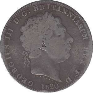 1820 CROWN ( FINE ) - CROWN - Cambridgeshire Coins