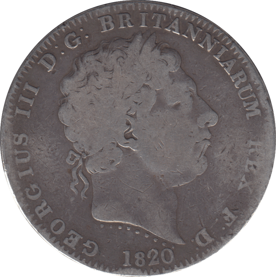 1820 CROWN ( FINE ) - CROWN - Cambridgeshire Coins