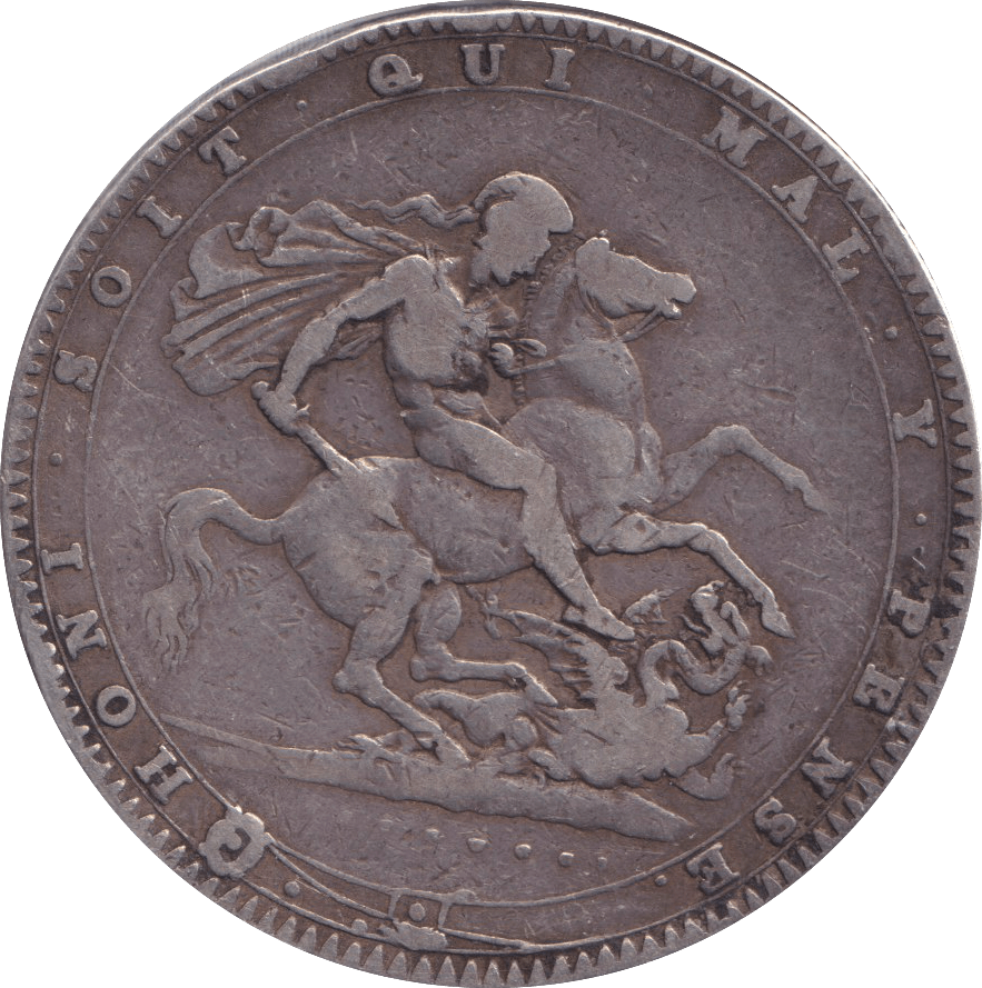 1820 CROWN ( FINE ) - CROWN - Cambridgeshire Coins