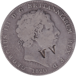 1820 CROWN ( FINE ) - CROWN - Cambridgeshire Coins