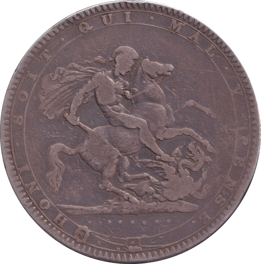 1820 CROWN ( FINE ) - CROWN - Cambridgeshire Coins