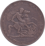 1820 CROWN ( FINE ) - CROWN - Cambridgeshire Coins