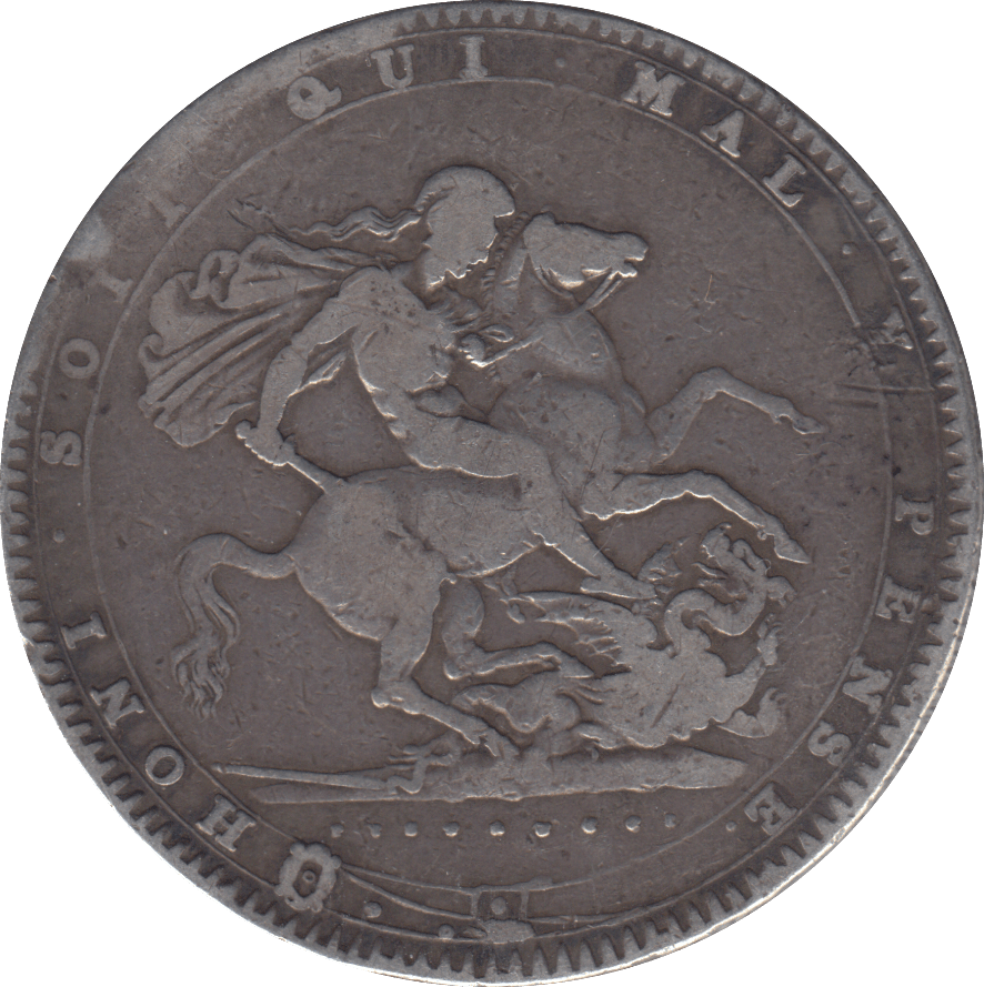 1820 CROWN ( FINE ) - CROWN - Cambridgeshire Coins