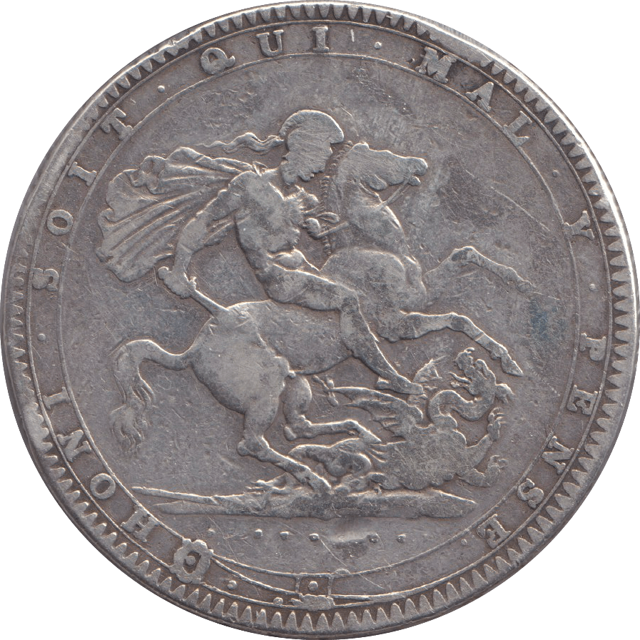 1820 CROWN ( FINE ) - CROWN - Cambridgeshire Coins