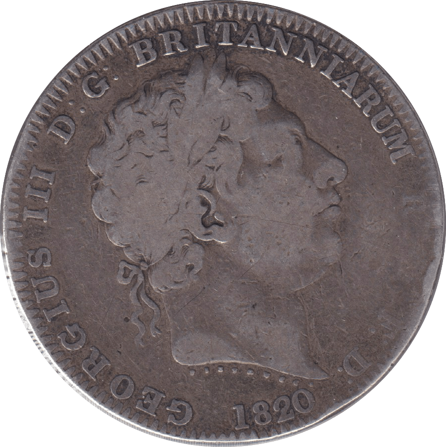 1820 CROWN ( FINE ) - CROWN - Cambridgeshire Coins