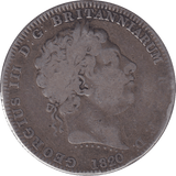 1820 CROWN ( FINE ) - CROWN - Cambridgeshire Coins