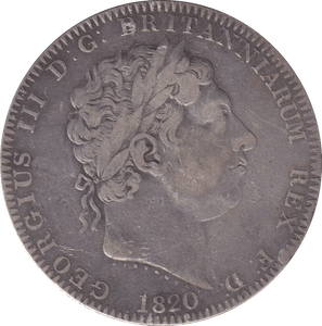 1820 CROWN LX 6 ( GF ) - CROWN - Cambridgeshire Coins