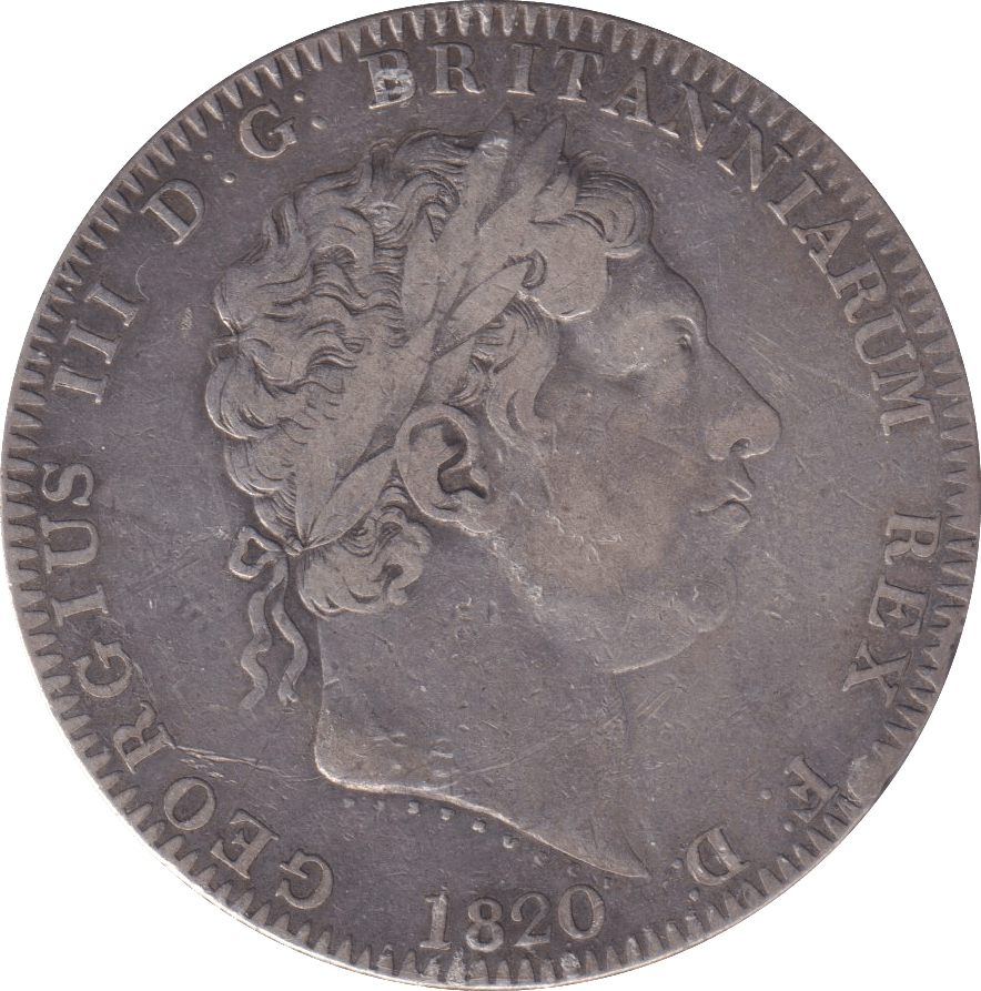 1820 CROWN LX 6 ( GF ) - CROWN - Cambridgeshire Coins