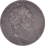 1820 CROWN LX 6 ( GF ) - CROWN - Cambridgeshire Coins