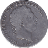 1820 CROWN ( NF ) - CROWN - Cambridgeshire Coins
