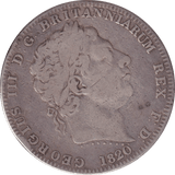 1820 CROWN ( NF ) - CROWN - Cambridgeshire Coins
