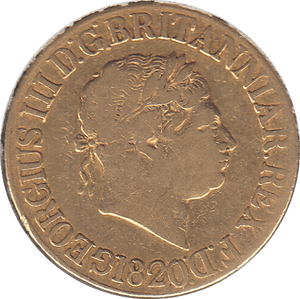 1820 GOLD SOVEREIGN ( FINE ) - SOVEREIGN - Cambridgeshire Coins