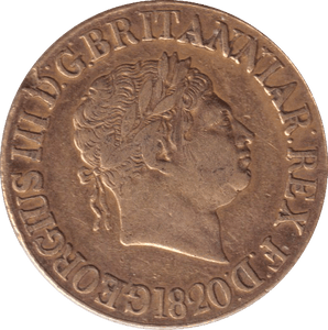 1820 GOLD SOVEREIGN ( GVF ) - SOVEREIGN - Cambridgeshire Coins