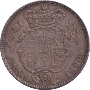 1820 HALFCROWN ( AUNC ) - HALFCROWN - Cambridgeshire Coins