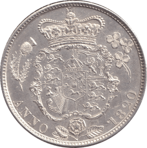 1820 HALFCROWN ( AUNC ) - HALFCROWN - Cambridgeshire Coins