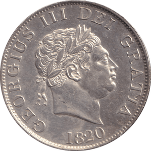 1820 HALFCROWN ( AUNC ) - HALFCROWN - Cambridgeshire Coins