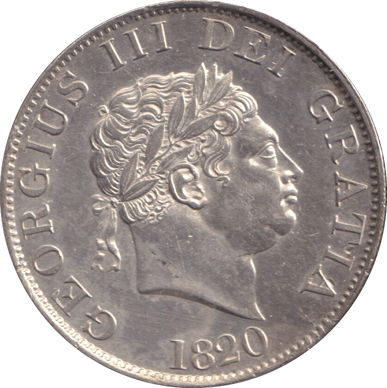 1820 HALFCROWN ( AUNC ) - HALFCROWN - Cambridgeshire Coins