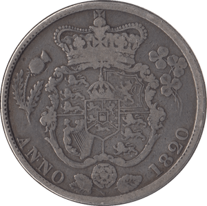 1820 HALFCROWN ( FINE ) - HALFCROWNS - Cambridgeshire Coins