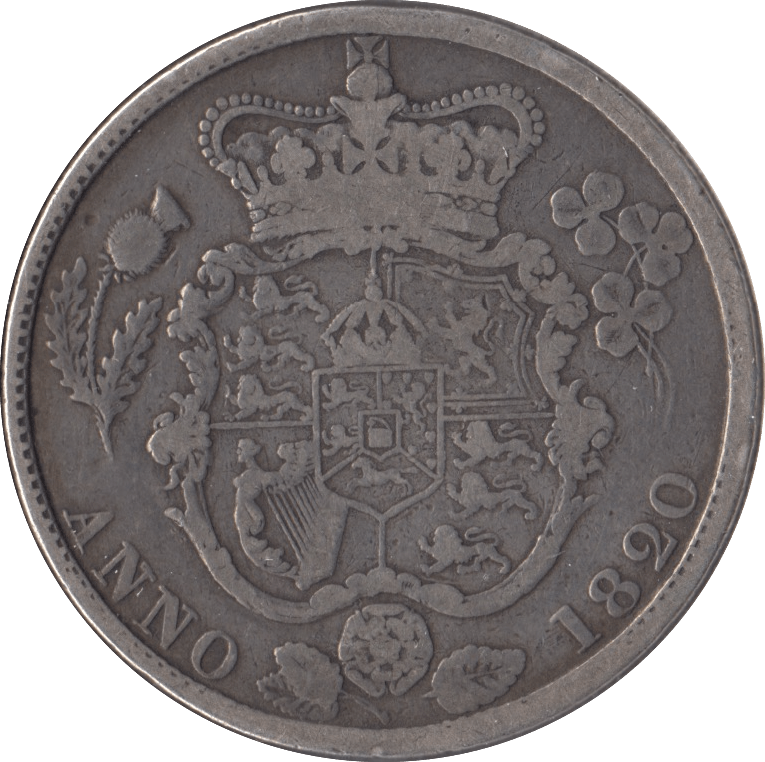 1820 HALFCROWN ( FINE ) - HALFCROWNS - Cambridgeshire Coins