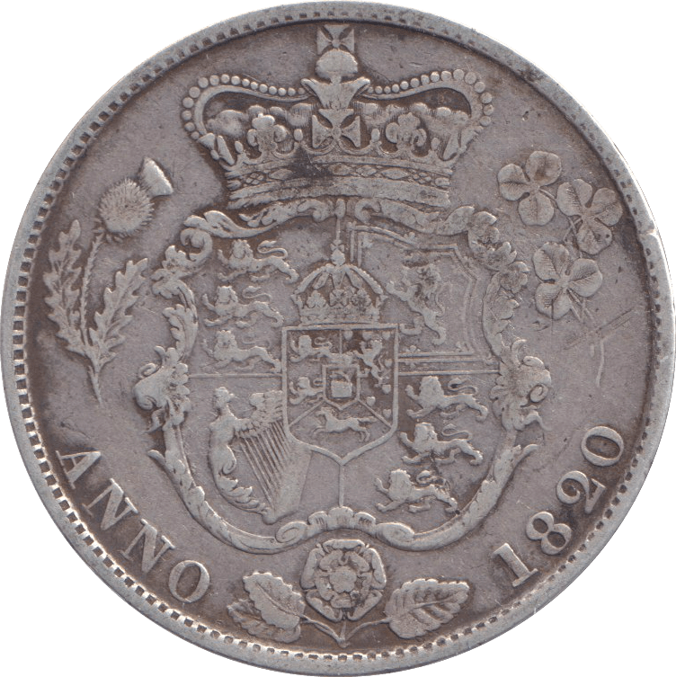 1820 HALFCROWN ( GF ) - HALFCROWN - Cambridgeshire Coins
