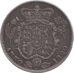 1820 HALFCROWN ( GF ) - HALFCROWN - Cambridgeshire Coins