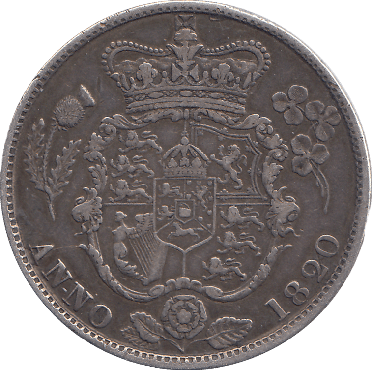 1820 HALFCROWN ( GF ) - HALFCROWN - Cambridgeshire Coins