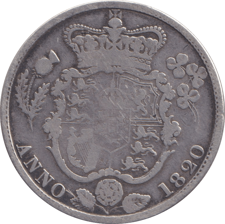 1820 HALFCROWN ( NF ) - HALFCROWN - Cambridgeshire Coins