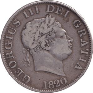 1820 HALFCROWN ( VF ) - HALFCROWN - Cambridgeshire Coins
