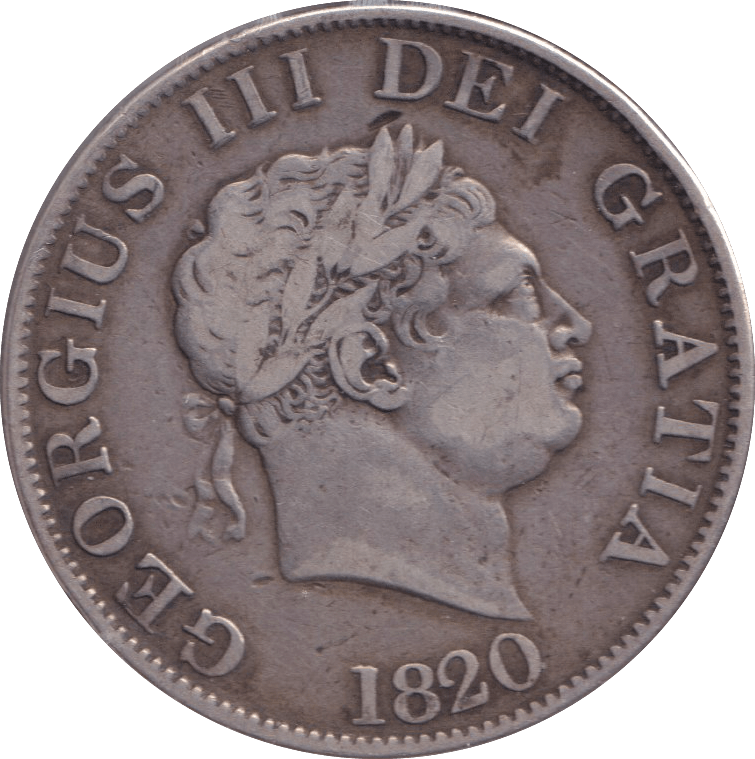 1820 HALFCROWN ( VF ) - HALFCROWN - Cambridgeshire Coins