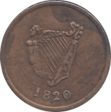 1820 HALFPENNY TOKEN CANADA - HALFPENNY TOKEN - Cambridgeshire Coins