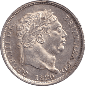 1820 SHILLING ( AUNC ) - SHILLING - Cambridgeshire Coins