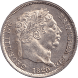 1820 SHILLING ( AUNC ) - SHILLING - Cambridgeshire Coins