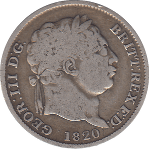 1820 SHILLING ( FINE ) - SHILLING - Cambridgeshire Coins