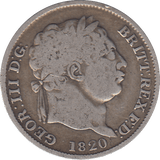 1820 SHILLING ( FINE ) - SHILLING - Cambridgeshire Coins