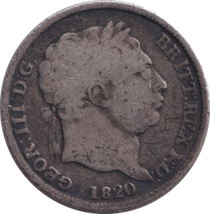 1820 SHILLING ( FINE ) - SHILLING - Cambridgeshire Coins