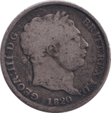 1820 SHILLING ( FINE ) - SHILLING - Cambridgeshire Coins