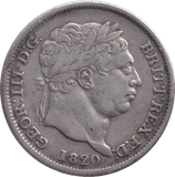 1820 SHILLING ( VF ) - SHILLING - Cambridgeshire Coins