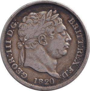 1820 SHILLING ( VF ) - SHILLING - Cambridgeshire Coins