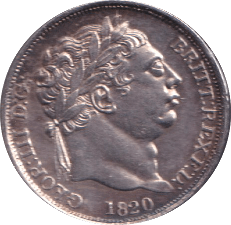 1820 SIXPENCE ( AUNC ) - SIXPENCE - Cambridgeshire Coins