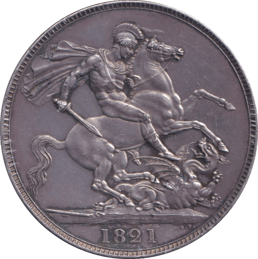 1821 CROWN ( AUNC ) - CROWN - Cambridgeshire Coins