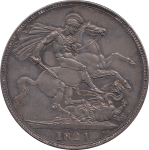 1821 CROWN ( AUNC ) - CROWN - Cambridgeshire Coins