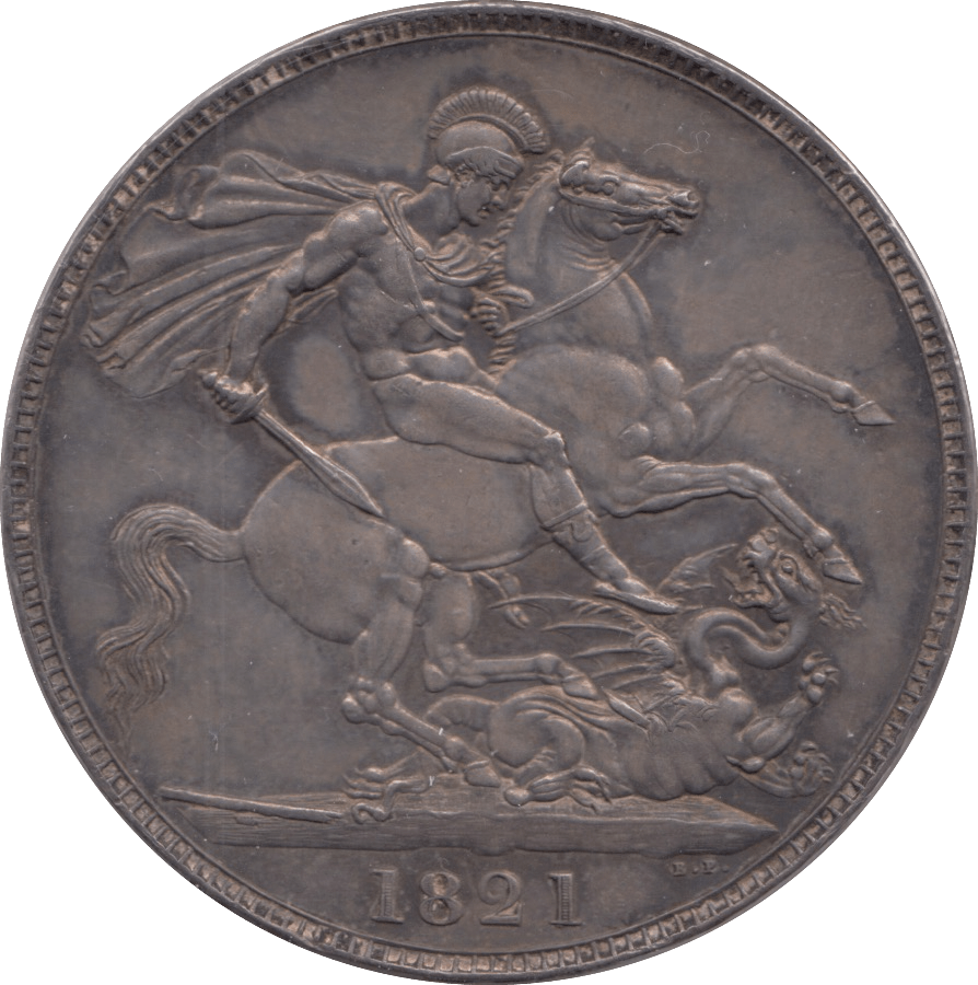 1821 CROWN ( AUNC ) - CROWN - Cambridgeshire Coins