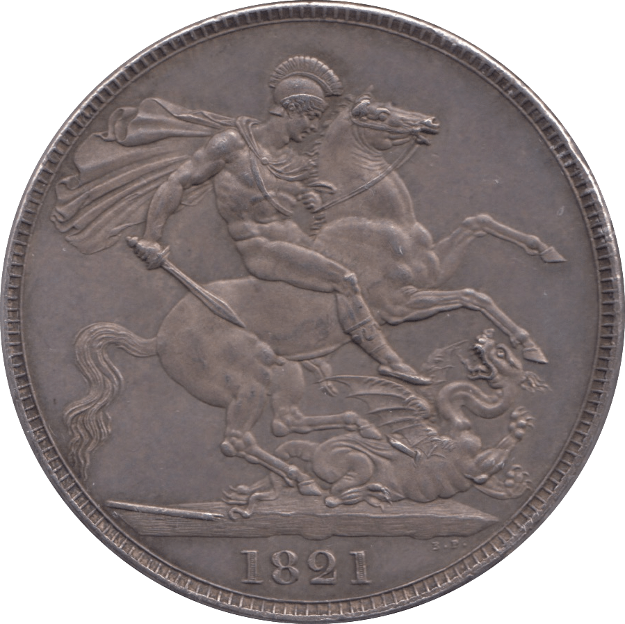 1821 CROWN ( AUNC ) SECUNDO - CROWN - Cambridgeshire Coins