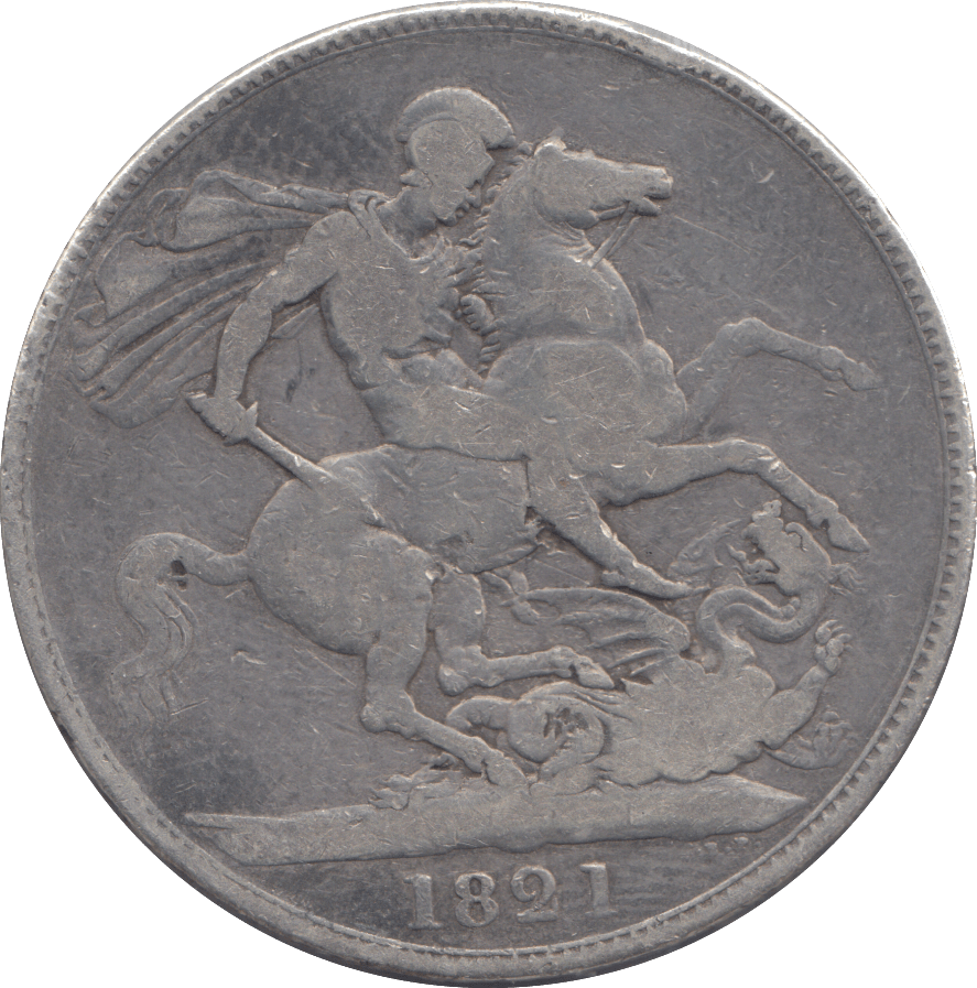 1821 CROWN ( F ) - CROWN - Cambridgeshire Coins