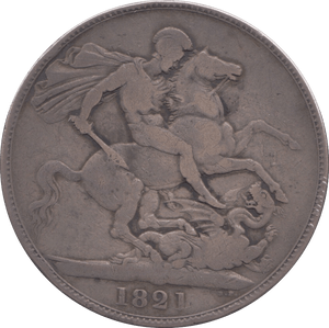 1821 CROWN ( FINE ) - Crown - Cambridgeshire Coins