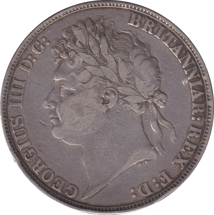1821 CROWN ( FINE ) - CROWN - Cambridgeshire Coins