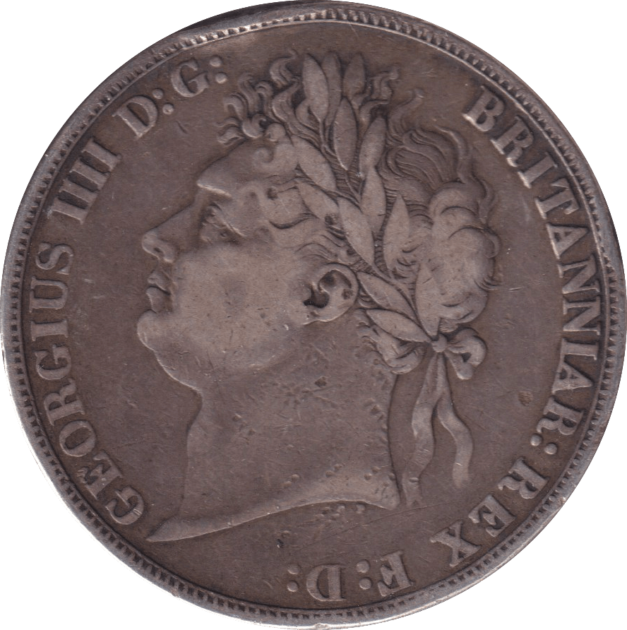 1821 CROWN ( FINE ) - CROWN - Cambridgeshire Coins