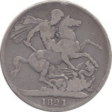 1821 CROWN ( FINE ) - CROWN - Cambridgeshire Coins