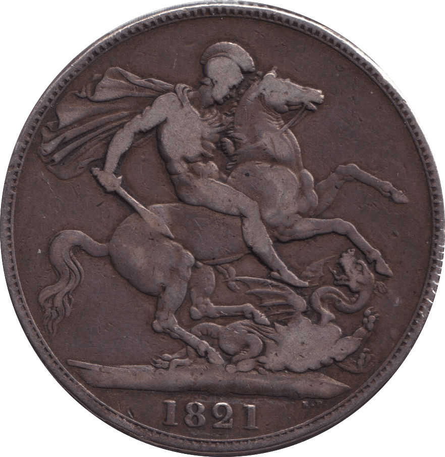 1821 CROWN ( FINE ) - CROWN - Cambridgeshire Coins